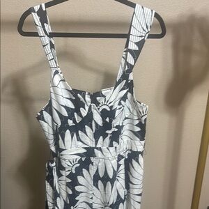 Bold Black and White Floral romper 

These are pants